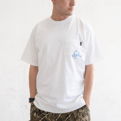 (ZT1710) Always Together Graphic Pocket Tee