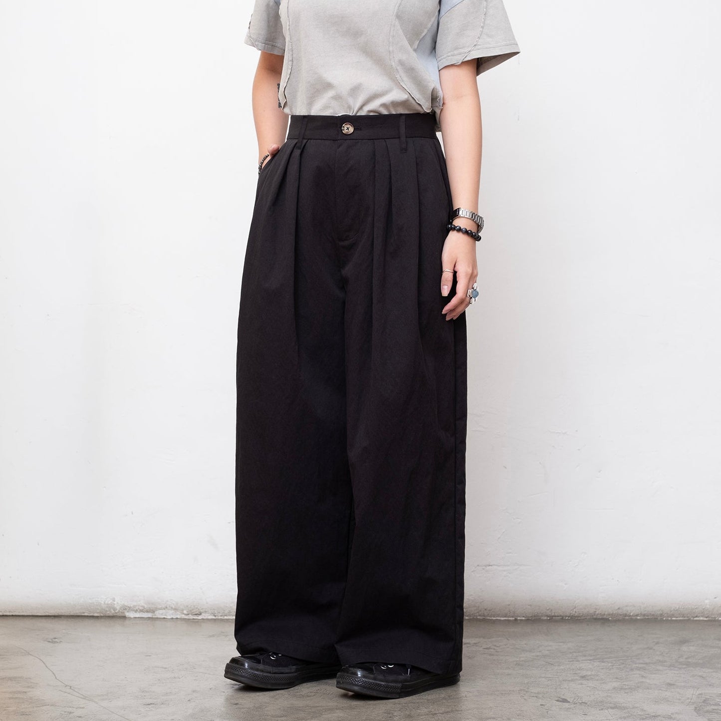 (PT451) Wide Pants