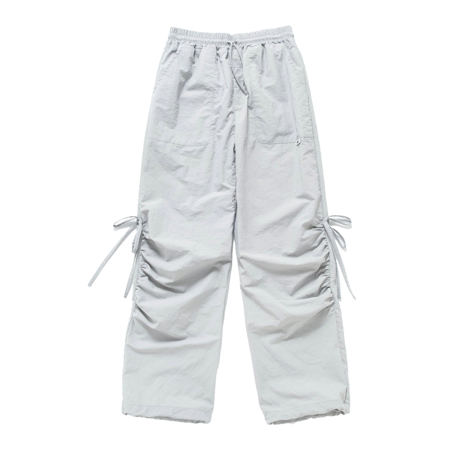 (PT405) Tech Drawstrings Parachute Pants