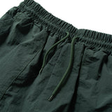 (PT405) Tech Drawstrings Parachute Pants