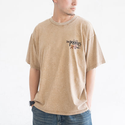 (ZT1716) The Poodles Graphic Tee