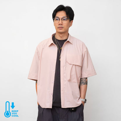 (ST541) 大胸袋涼感恤衫