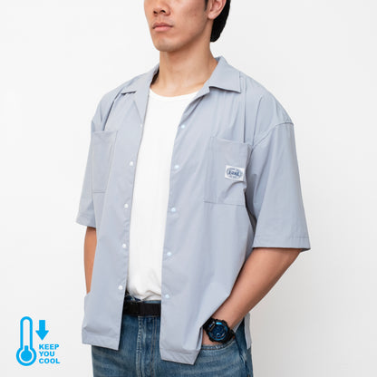(ST559) Cuban Collar Shirt