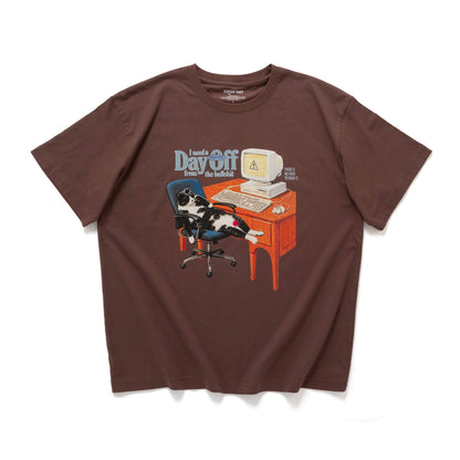 (ZT1933) Need a Day Off 圖案女裝 Tee