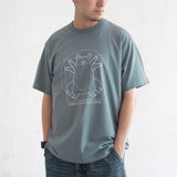 (ZT1719) The Vitruvian Dog Graphic Tee