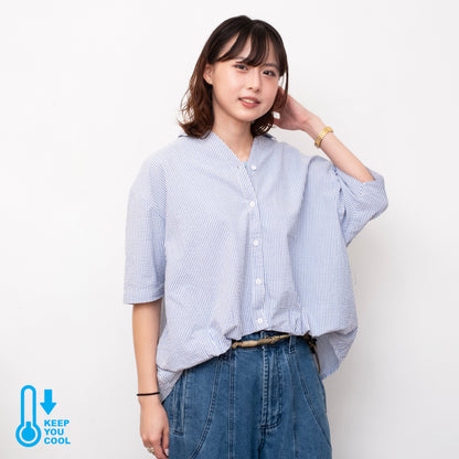 (ST551) 泡泡棉條子女裝恤衫