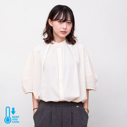 (ST552) Cool Touch Puff Sleeves Blouse