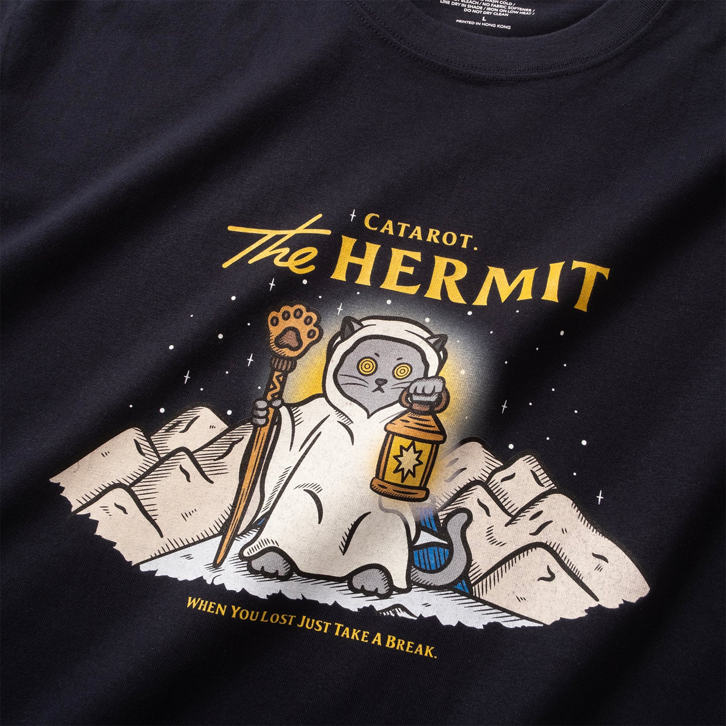 (ZT1937) The Hermit Graphic Tee