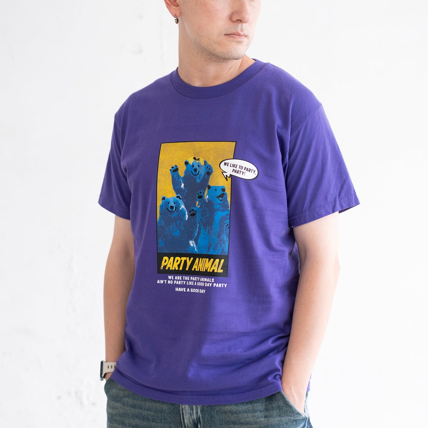 (ZT1940) Party Bears圖案Tee