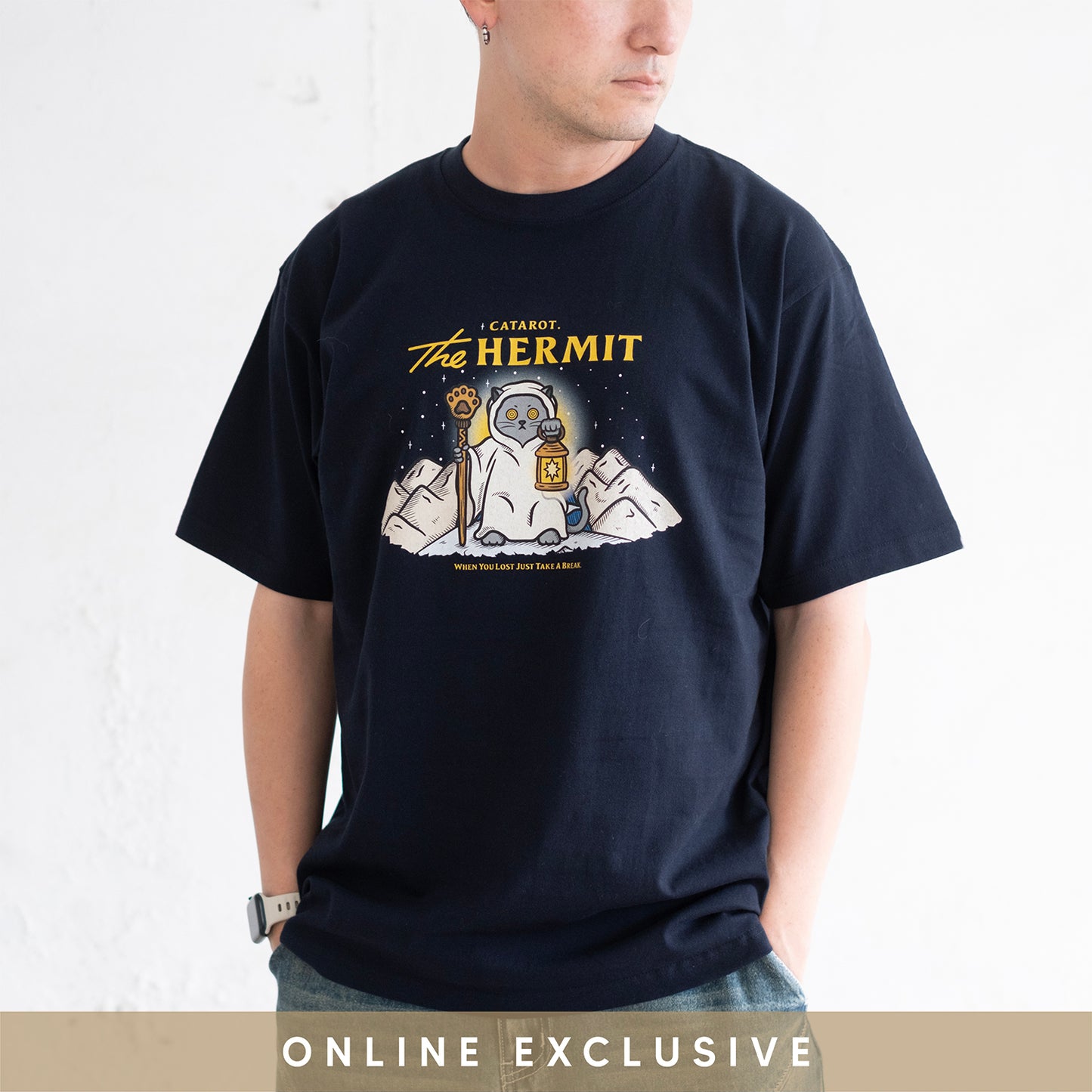 (ZT1937) The Hermit Graphic Tee