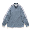 (YS314) Back Contrast Button Down Shirt