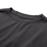 (TP1634) Garment Dye Wash Ruffles Top