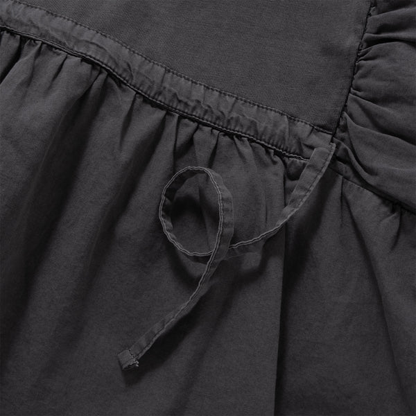 (TP1634) Garment Dye Wash Ruffles Top