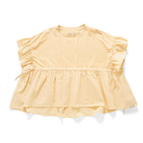 (TP1634) Garment Dye Wash Ruffles Top