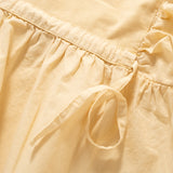 (TP1634) Garment Dye Wash Ruffles Top