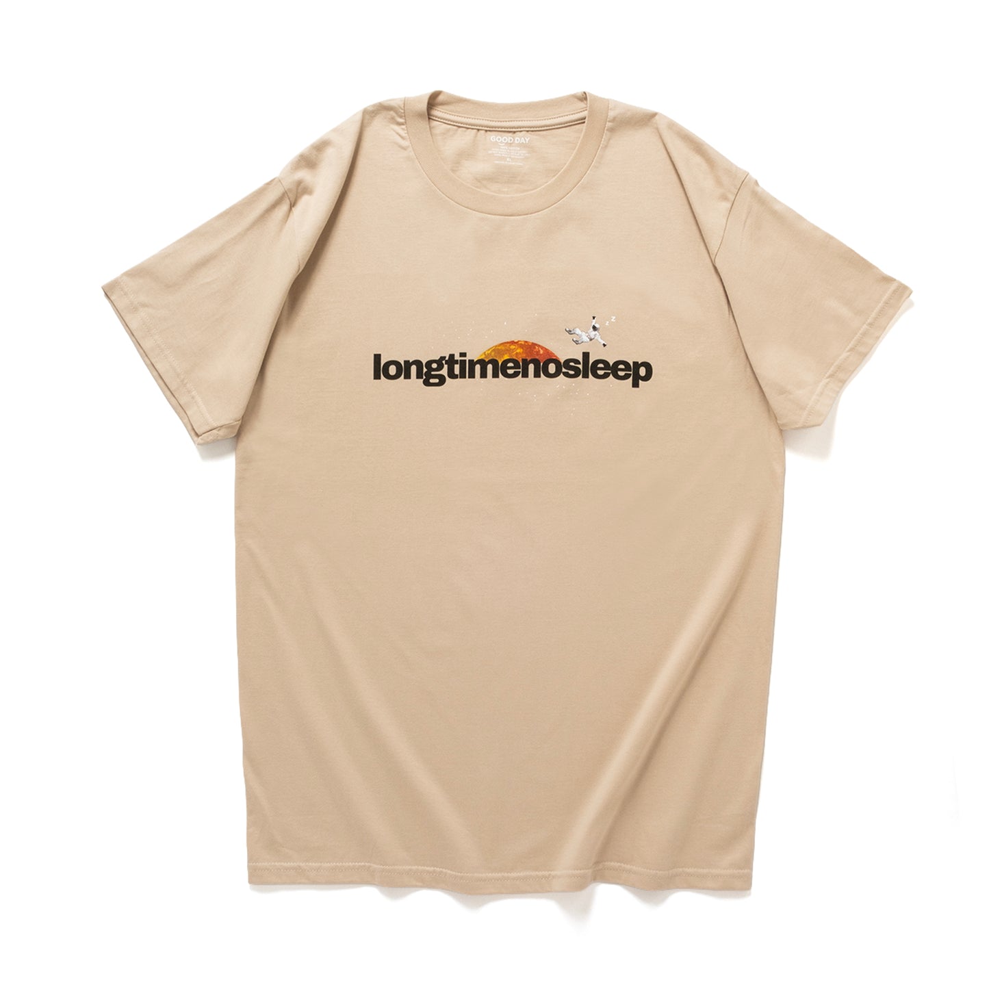 (ZT1941) Long Time No Sleep圖案Tee