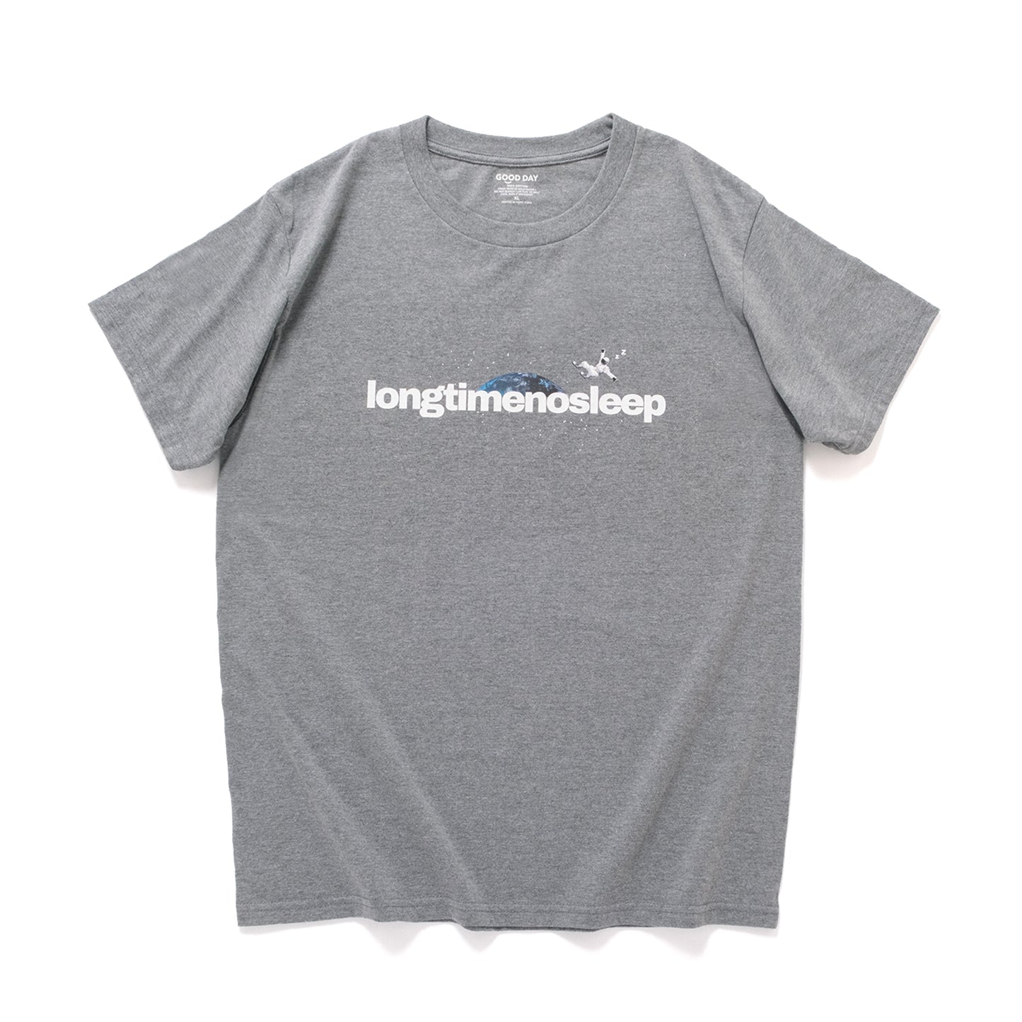 (ZT1941) Long Time No Sleep圖案Tee