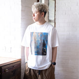 (ZT1218) Oil Paint Embroidery Graphic Tee