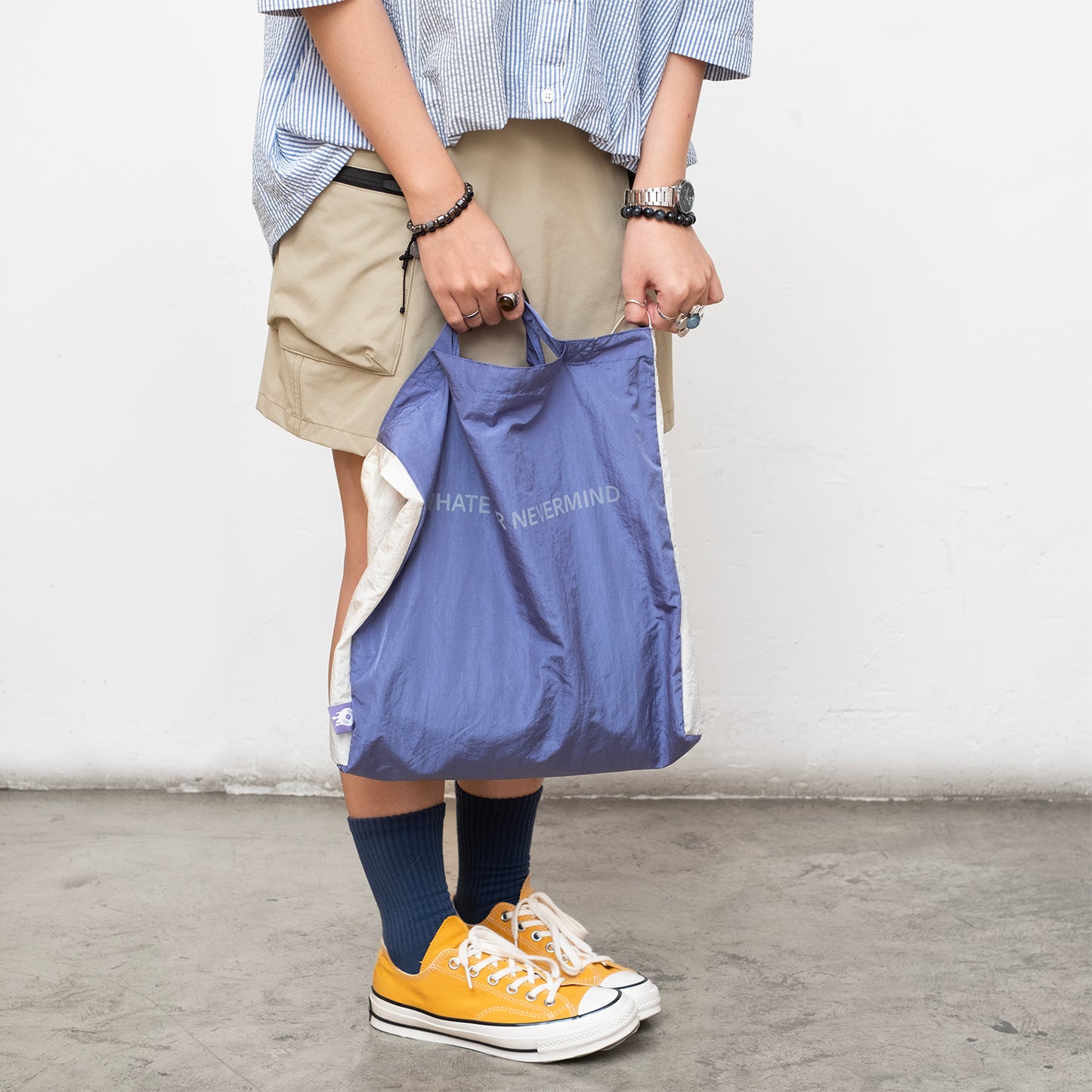 (SO117) Premium - 2 Ways Packable Tote Bag
