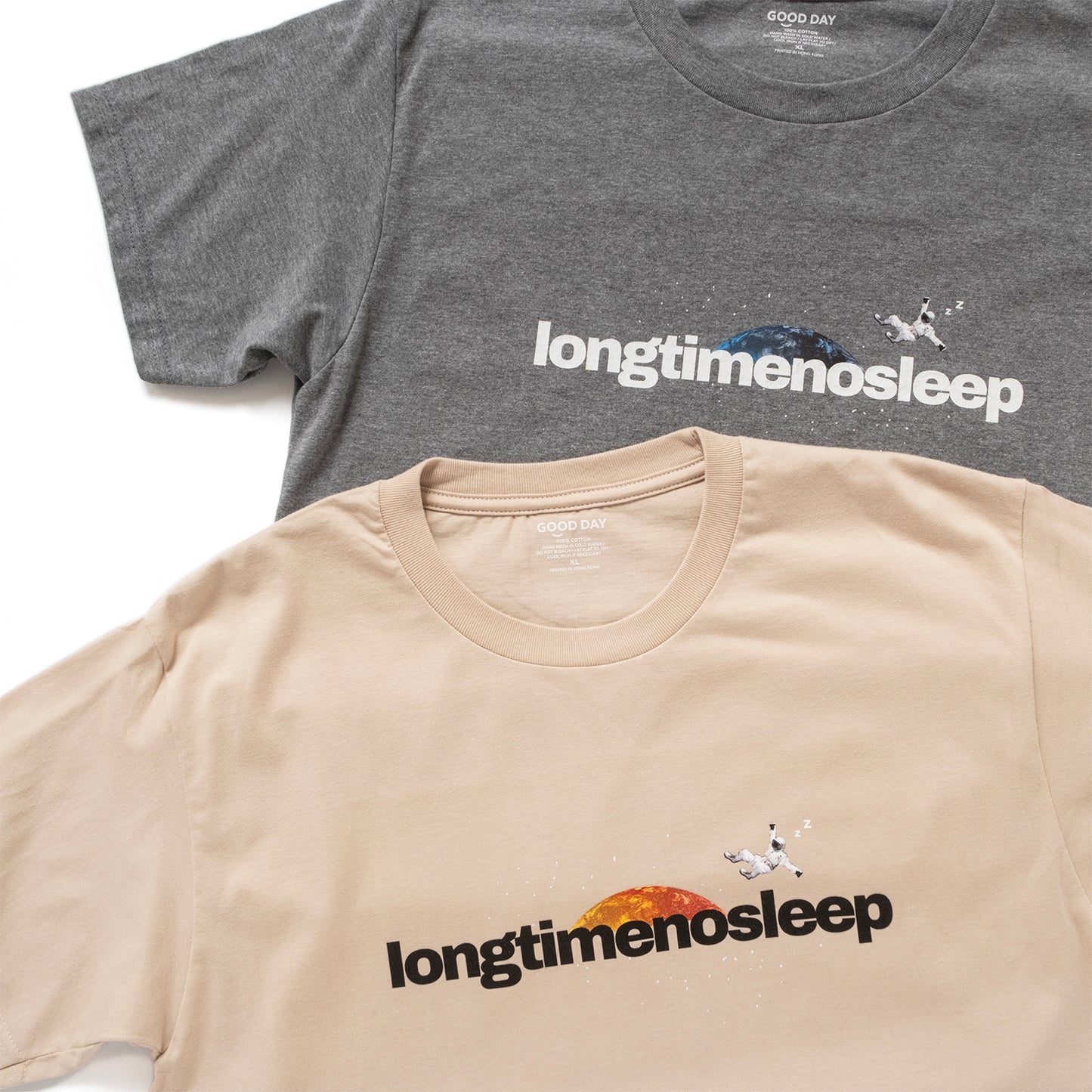 (ZT1941) Long Time No Sleep圖案Tee