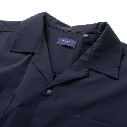 (ST559) Cuban Collar Shirt