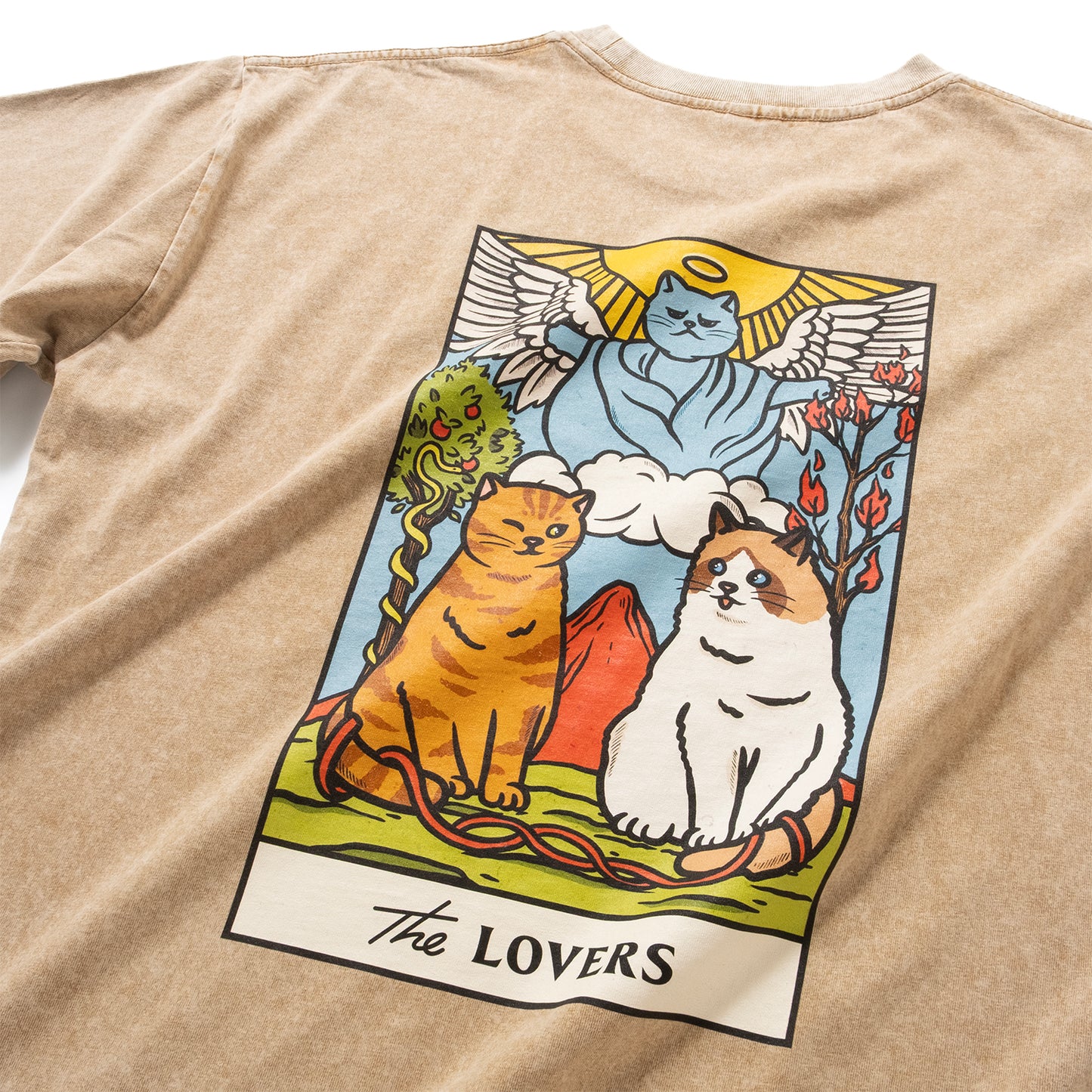(ZT1731) Catarot V1.5 The Lovers 圖案 Tee
