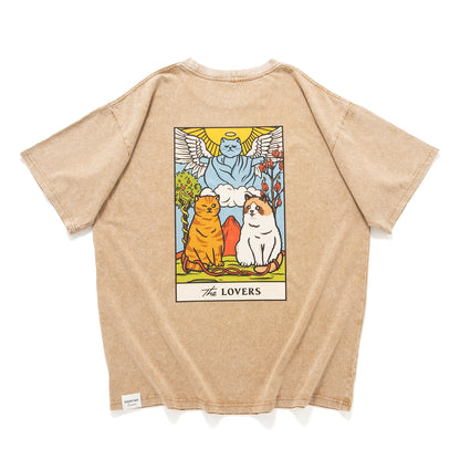 (ZT1731) Catarot V1.5 The Lovers 圖案 Tee