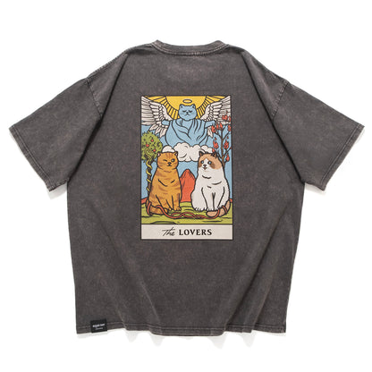 (ZT1731) Catarot V1.5 The Lovers 圖案 Tee