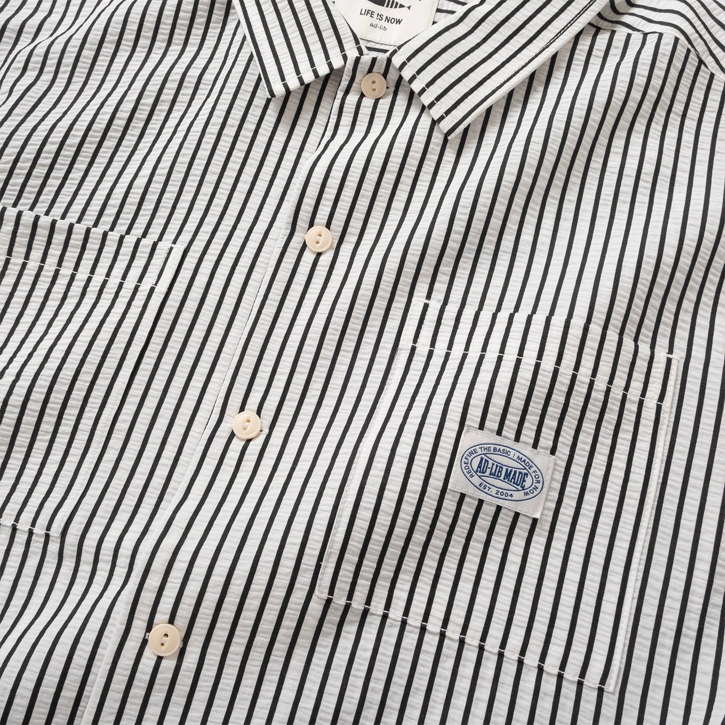 (ST524) Cool Touch Stripes Shirt