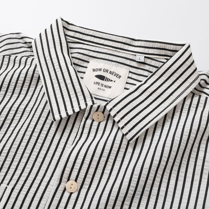 (ST524) Cool Touch Stripes Shirt