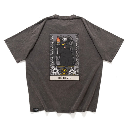 (ZT1749) Catarot V1.7 The Devil 圖案 Tee