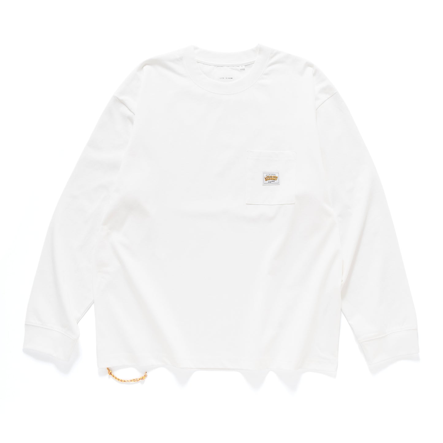 (YT1713) Anti Odor Drawstrings Long Sleeve Tee
