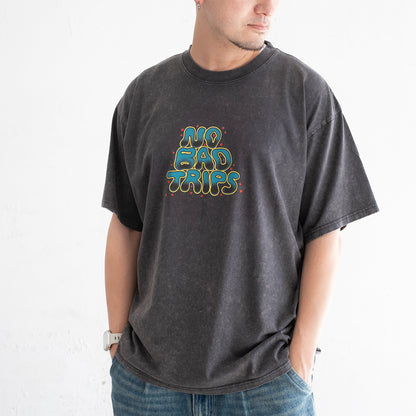 (ZT1754) No Bad Trips Graphic Tee
