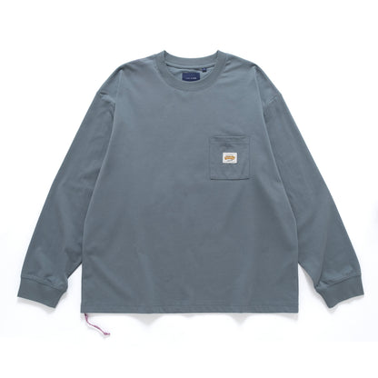 (YT1713) Anti Odor Drawstrings Long Sleeve Tee