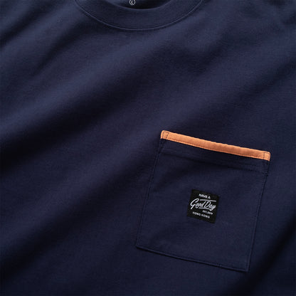 (ZT1759) Fuji Camping Patchwork Pocket Tee