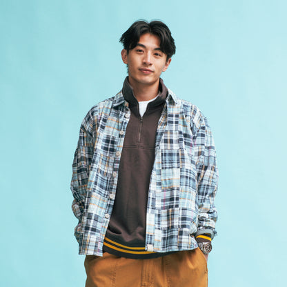 (ST563) Patchwork Shirt (Online Exclusive)
