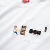 (EX636) Missed Bus Graphic Pocket Tee