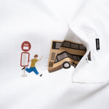 (EX636) Missed Bus 圖案口袋 Tee