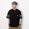(ZT1500) Knitted Patch Sleeve Pocket Tee
