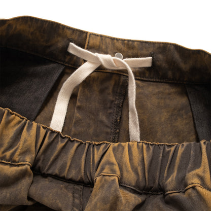 (PT461) Washed Balloon Pants