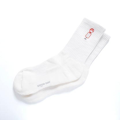 (EX640) Graphic Embroidery Socks