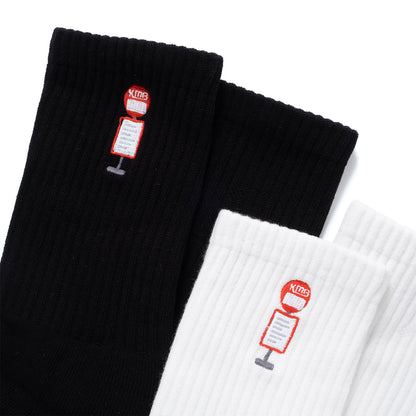 (EX640) Graphic Embroidery Socks