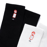 (EX640) Graphic Embroidery Socks