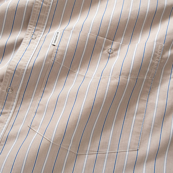 (ST307) 2 Way Stripe Shirt