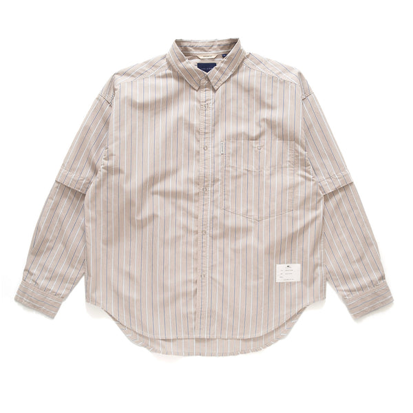 (ST307) 2 Way Stripe Shirt
