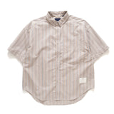 (ST307) 2 Way Stripe Shirt