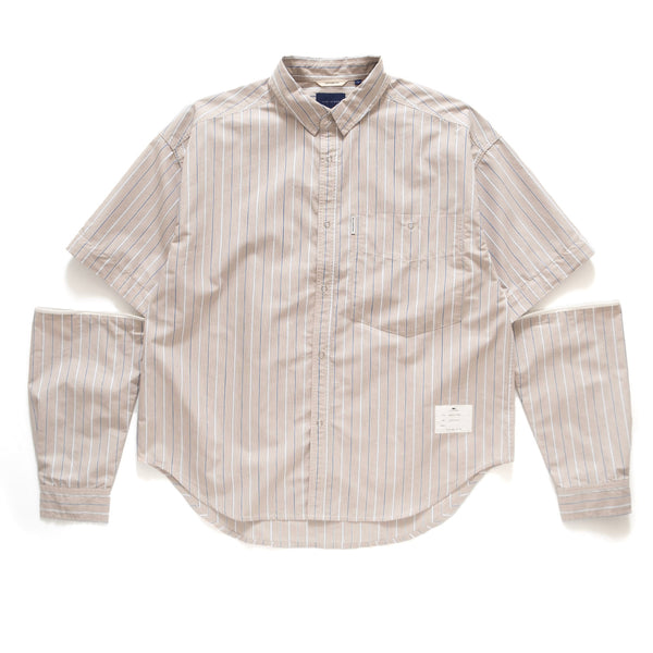 (ST307) 2 Way Stripe Shirt