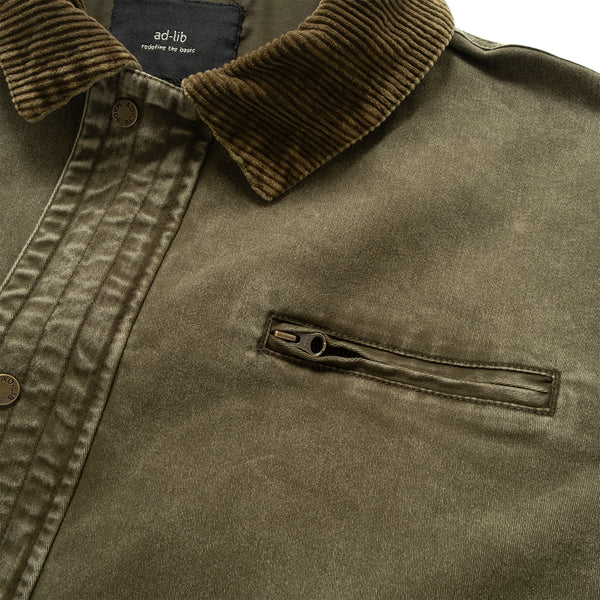 (JK399) Washed Barn Jacket
