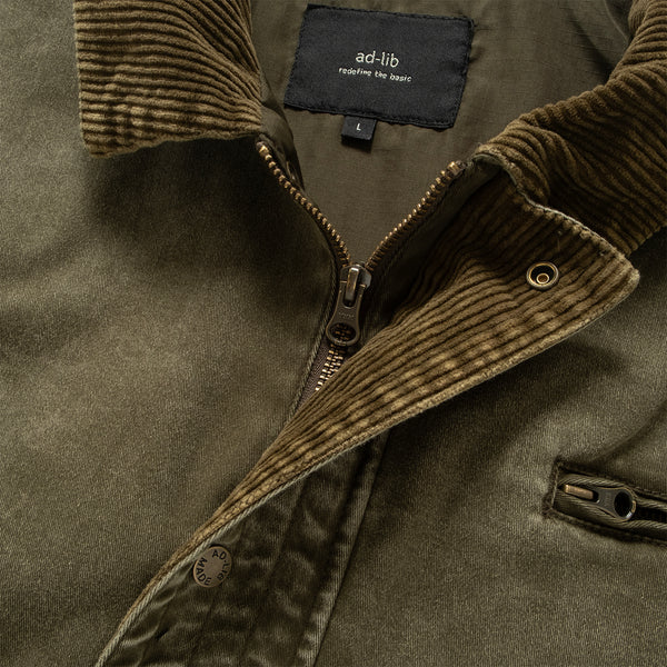 (JK399) Washed Barn Jacket