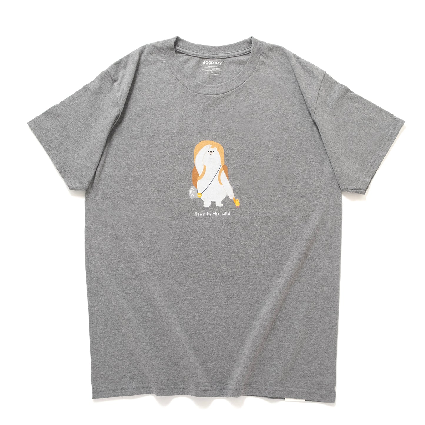 (ZT1951) Bear In The Wild Graphic Tee